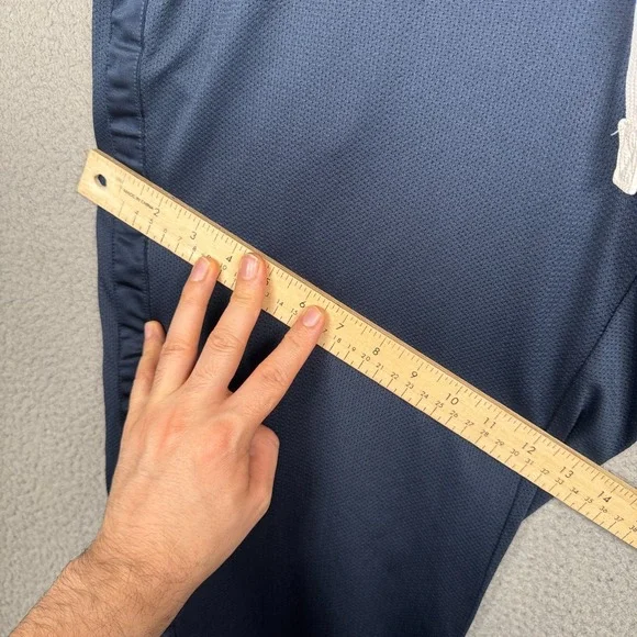 VTG Nike Track Pants Mens L Blue Pull On Lounge Athletic Y2K Basketball Gym - Picture 12 of 15